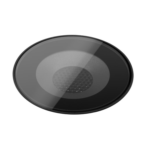 Glass LED Trimless Recessed Outdoor Uplight 6W Black 3000K
