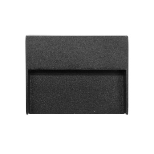 Recessed LED Slim Wall Light 5W Black 3000K Warm White