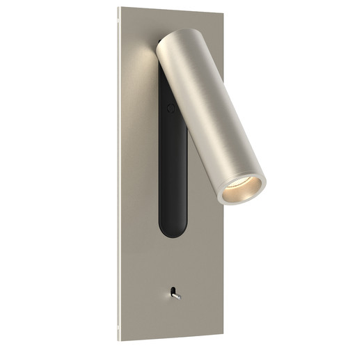 Fuse 3 Switched LED Wall Light 240V 3.5W 2700K Warm White Nickel