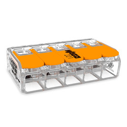 Wago 5 Way Compact Terminal Connector Block Clear 5W