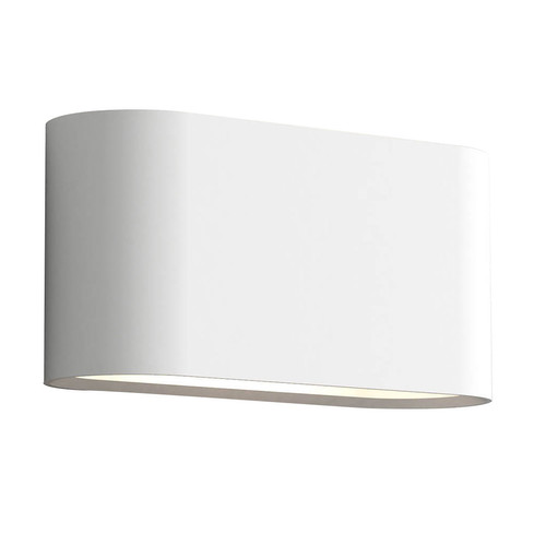 Velo Plaster Wall Light 240V 12W White