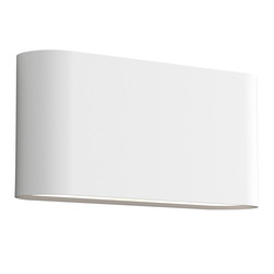 Velo Plaster Wall Light 240V 2x12W White