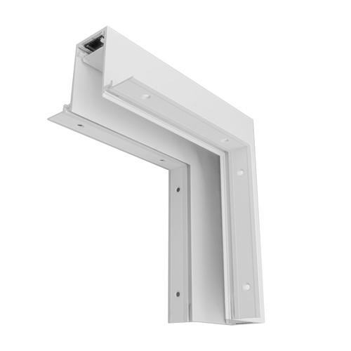 Slim Duet System Trimless Recessed Vertical Corner 24V White 150mm