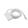 Slim Duet Trimless End Cap with Power Cord White