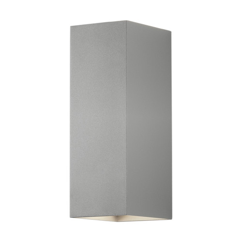 Oslo 255 LED Up/Down Wall Light 240V (7990) Textured Painted Silver 7.5W