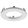 Trimless IP55 Clear Conversion Ring RAL 9003 White 50mm