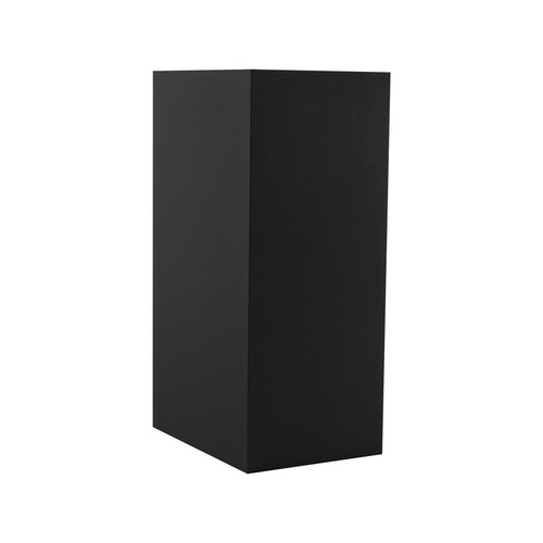 Tall Bohemia Beam 6W LED Up & Down Outdoor Garden Wall Light Black 3000K Warm White