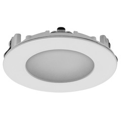 Trimless IP55 Frosted Conversion Ring RAL 9003 White 50mm