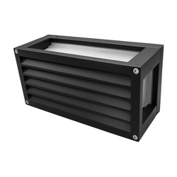 Frame 240V Grill Outdoor Graden Wall Light Black 20W