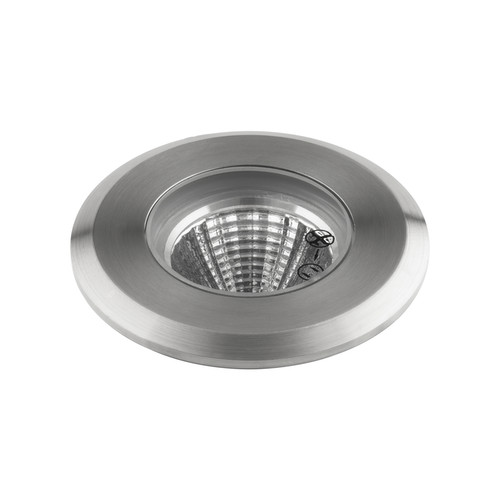LED Recessed Uplight 240V 4W Stainless Steel 3000K Warm White