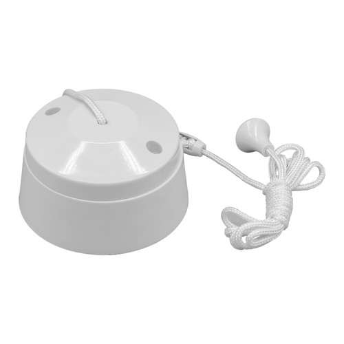 Plastic Pull Switch 1 gang 2 Way White
