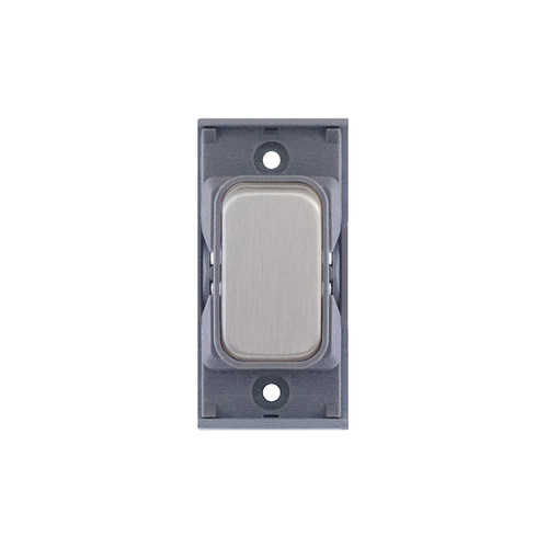 Screwless Rocker Switch Module 20A DP Switch Brushed Stainless
