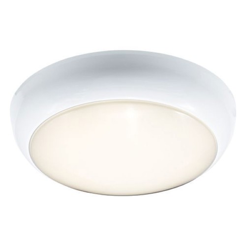 Disco LED Bulkhead Integral Microwave Sensor 325mm 13W 4000K Cool White
