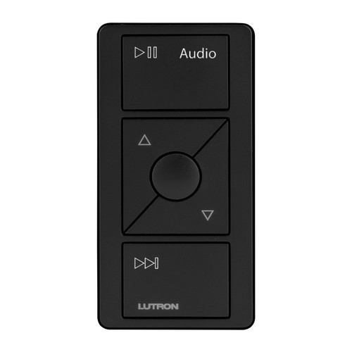 Lutron Pico Wireless 3 Button Raise/Lower Audio Control Black