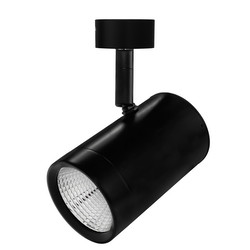 Tube Integrated LED Spotlight 12W 38° Beam Angle Black 4000K Cool White