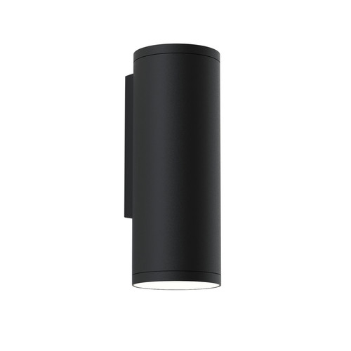 Ava 200 Outdoor Garden Wall Light Textured Black 6W