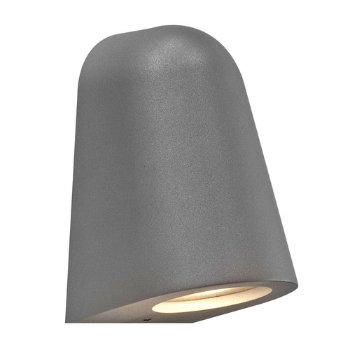Mast Outdoor Garden Wall Light 240V 35W Textured Grey