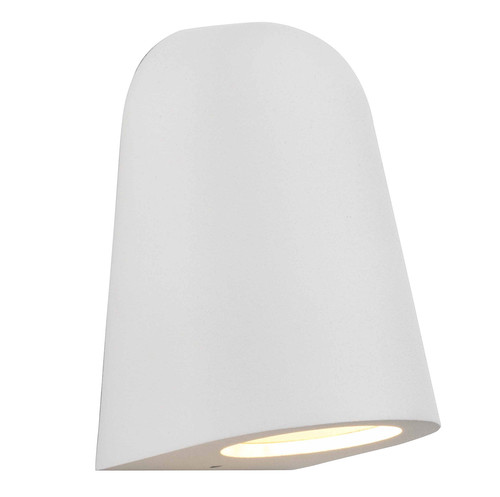 Mast Outdoor Garden Wall Light 240V 35W Textured White