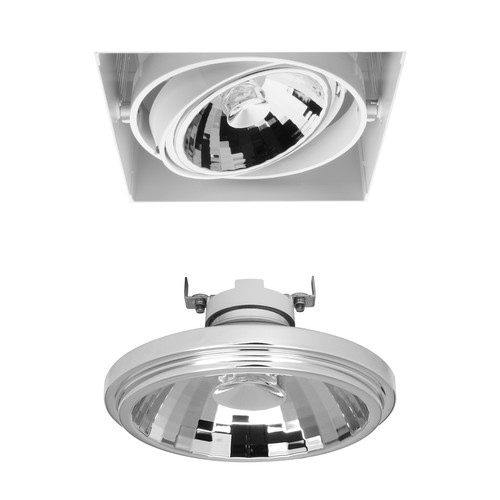 Grid Trimless Single Dim to Warm Reality LED & Driver 13W (3000K - 2000K Warm White) Downlight 35° White