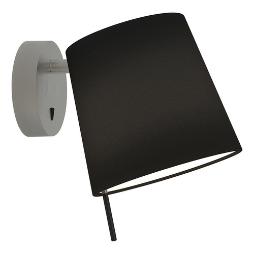 Mitsu Bedside Wall Light 12W Matt Nickel