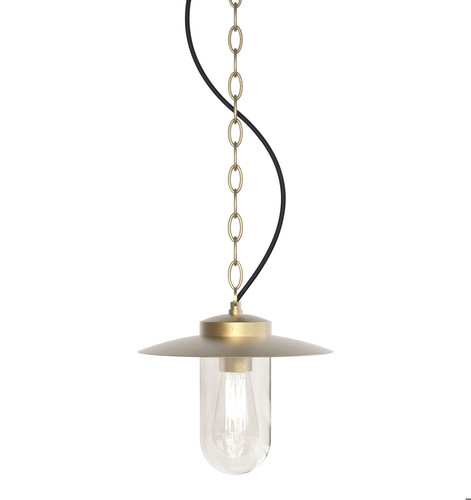 Portree Pendant 12W Solid Brass