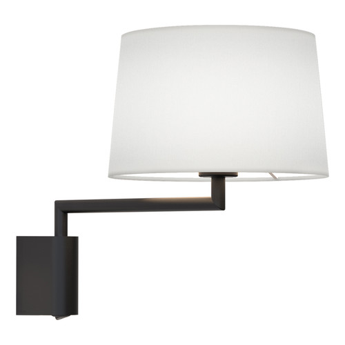 Telegraph Swing Wall Light 12W Matt Black