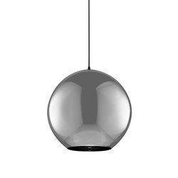 Fort Knox Small Pendant Light 240V 60W Silver