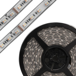 LED Strip Flexible Tape Light 5 in 1 LED RGB Tunable White CCT IP67 24V 120W (24W/m) RGB CCT 2500K + 6000K