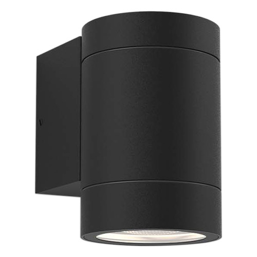 Dartmouth Single Outdoor Garden Pillar Light 240V 6W Textured Black
