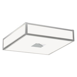 Mashiko Classic 300 Flush Ceiling Light 240V Polished Chrome 2X60W