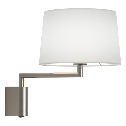 Telegraph Swing Wall Light 12W Matt Nickel