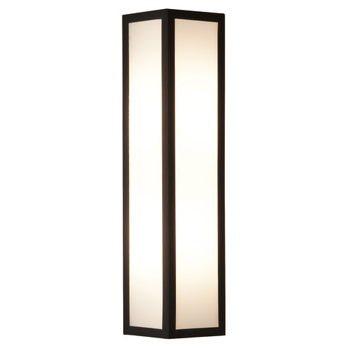 Salerno Mirror Wall Light 240V 2 x 40W Black