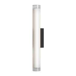 Io 665 LED Bathroom Wall Light Matt Black 8.3W 3000K Warm White