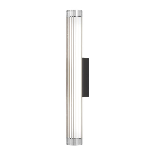 Io 665 LED Bathroom Wall Light Matt Black 8.3W 3000K Warm White