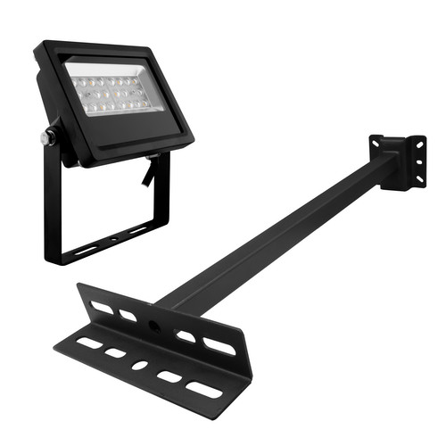 Black LED Outdoor Garden Sign Light 240V 10W (=100W) 4000K Cool White
