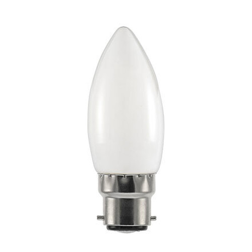 LED Candle Lamp Dim to Warm BC 470lm 5W 2000K - 2700K Warm White