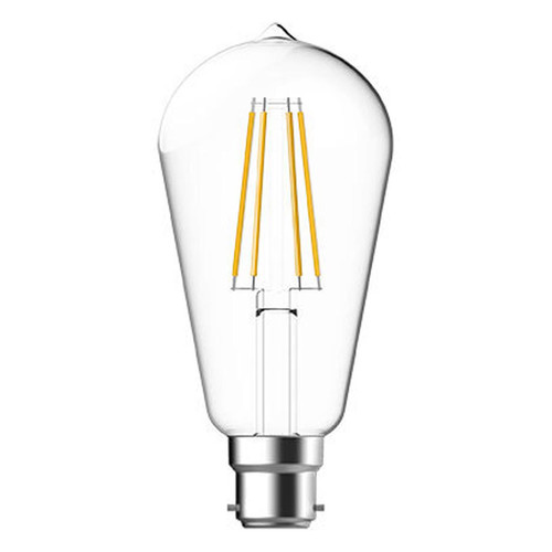 LED ST64 Carbon Filament Cage Lamp 827lm Switching Light Bulb BC 7W 2700K