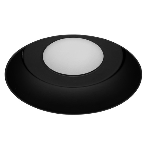 Trimless Connect Fire-Rated Fixed Downlight IP55 GU10 240V Black, Frosted 50W