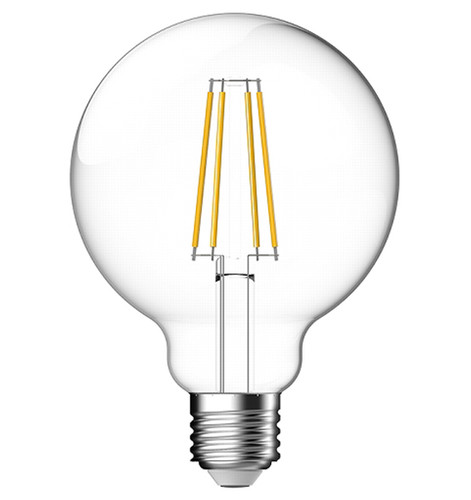 LED Globe Light Bulb 95mm 360lm Dimmable ES 4W