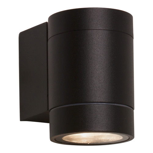 Dartmouth Single LED Outdoor Garden Pillar Light 240V 4.6W 3000K Warm White Textured Black