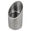 Smooth Anti Glare Long Hood Stainless Steel
