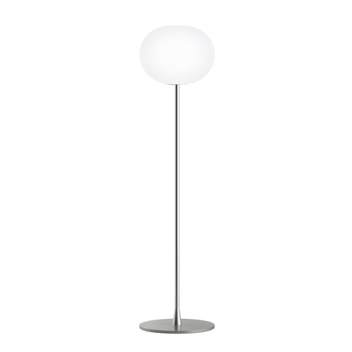 Glo Ball F1 Floor Lamp 150W White / Chrome