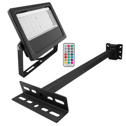 Black LED Outdoor Garden Sign Light 240V 50W (=500W) RGB