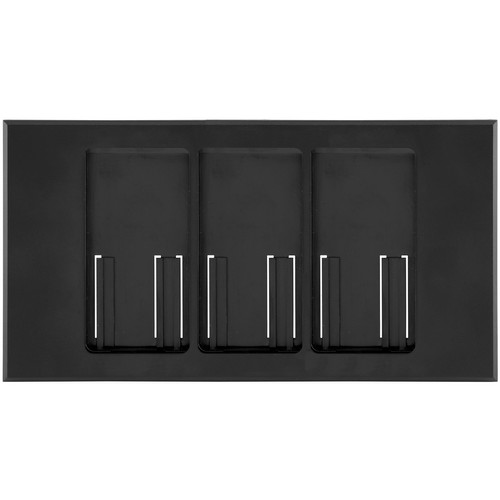 Lutron Pico Wireless Triple Faceplate Black 3 Gang