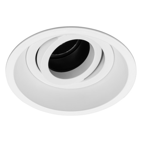Mini Trim Adjustable Downlight Baffle Fire-Rated GU10 240V White 50W