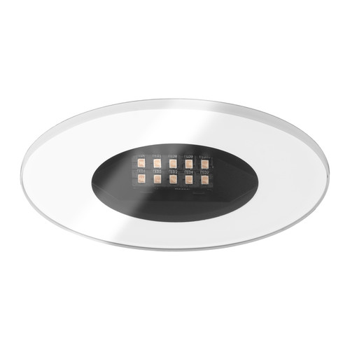 Glass Flush LED Outdoor Downlight Wall Washer White 8W 3000K Warm White
