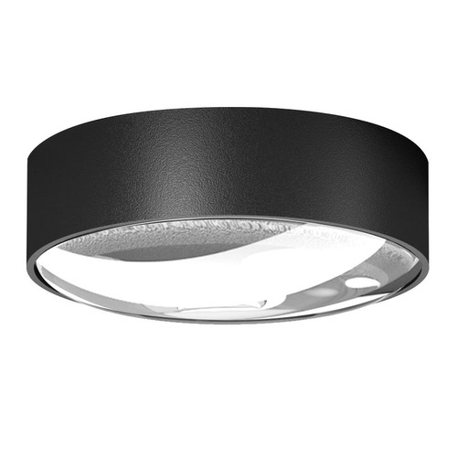 Convex Surface Slim Outdoor Downlight 240V Black 6W
