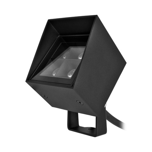 Compact LED Outdoor Garden Spike Spotlight 240V Black 6W