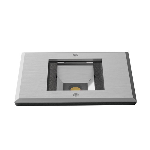 Adjustable Beam LED Square Recessed Uplight Stainless Steel 316 3000K Warm White