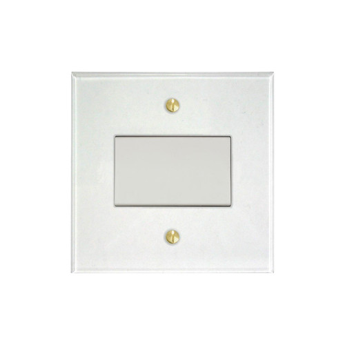 Prism Fan Isolator Switch 1 gang Clear Perspex